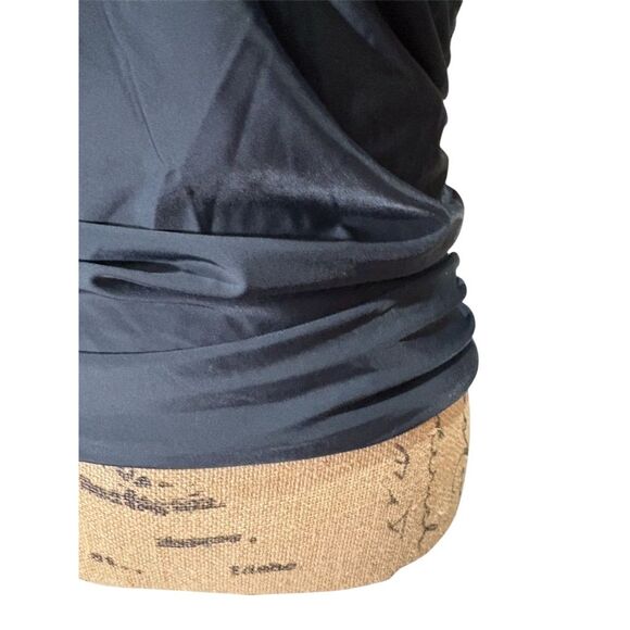 Beachsissi Women's Black Tankini Top M Crisscross Open Back Removable Pads - Picture 4 of 10